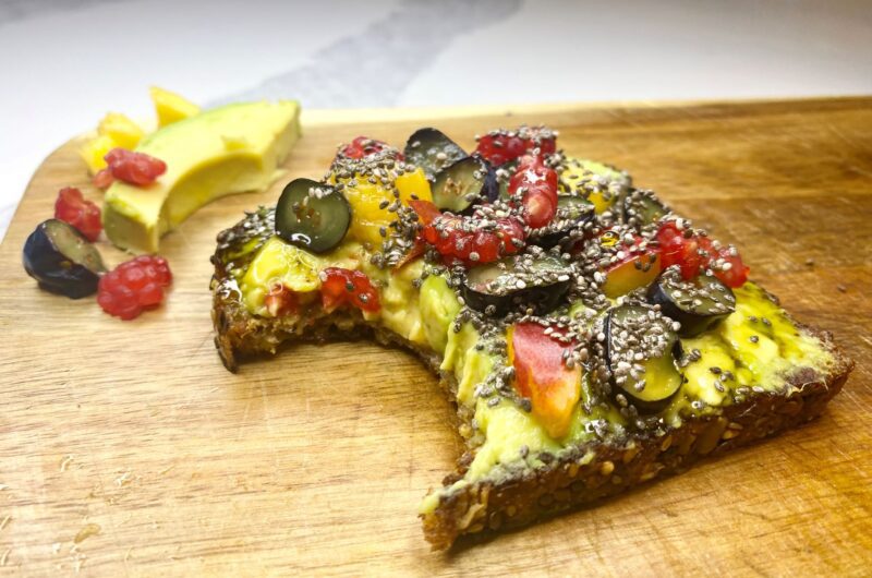 Avocado and Fruit Toast